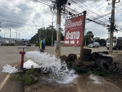 ไฟล์แนบ กปภ.สาขาครบุรี พร้อมดูแลคุณภาพน้ำประปา ดำเนินการตามแผนระบายตะกอนในเส้นท่อ