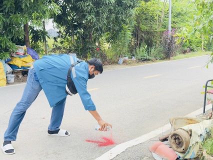 ไฟล์แนบ กปภ.สาขาท่ามะกาลงพื้นที่สำรวจหาท่อแตกท่อรั่ว