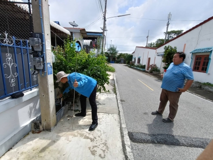 ไฟล์แนบ กปภ.สาขาท่ามะกาลงพื้นที่สำรวจหาท่อแตกท่อรั่ว