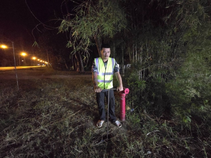 ไฟล์แนบ กปภ.สาขาบางสะพาน ดำเนินการทำ Step Test สำรวจหาท่อแตกรั่ว พื้นที่ MM02 สถานีจ่ายน้ำช้างแรก 