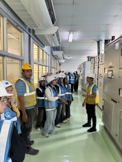 ไฟล์แนบ กปภ.สาขาสมุทรสาคร (พ) ให้การต้อนรับนักศึกษามหาวิทยาลัยศิลปากร เข้าศึกษาดูงานกระบวนการผลิตน้ำประปา