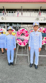 ไฟล์แนบ กปภ.สาขาพังงา ร่วมพิธีวางพวงมาลาถวายราชสักการะ เนื่องในวันปิยมหาราช ประจำปี 2568