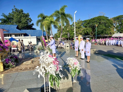 ไฟล์แนบ กปภ.สาขาแม่สอด เข้าร่วมพิธีวางพวงมาลาถวายราชสักการะ เนื่องในวันปิยมหาราช ประจำปี 2568