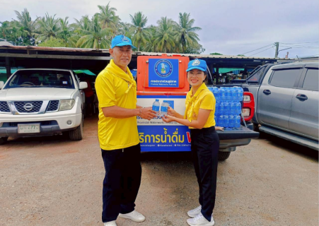 ไฟล์แนบ การประปาส่วนภูมิภาคสาขาเวียงสระ เข้าร่วมกิจกรรมจิตอาสาปล่อยพันธุ์สัตว์น้ำ เนื่องในวันนวมินทรมหาราช พร้อมทั้งมอบน้ำดื่มบรรจุขวดตราสัญลักษณ์ กปภ.