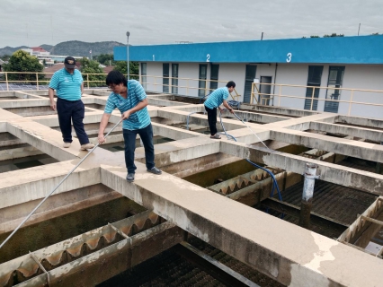 ไฟล์แนบ กปภ.สาขากาญจนบุรี ทำกิจกรรมล้างถังตกตะกอน โรงกรองน้ำขนาด 600 ลบ.ม./ชม. สถานีผลิตน้ำแม่ข่ายกาญจนบุรี