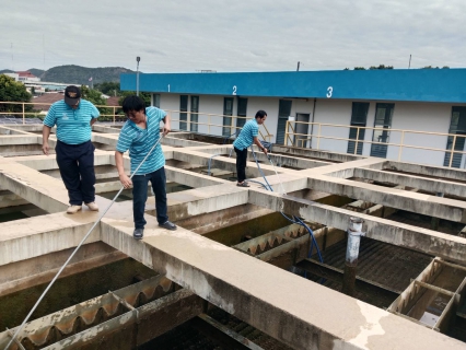 ไฟล์แนบ กปภ.สาขากาญจนบุรี ทำกิจกรรมล้างถังตกตะกอน โรงกรองน้ำขนาด 600 ลบ.ม./ชม. สถานีผลิตน้ำแม่ข่ายกาญจนบุรี