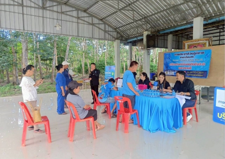 ไฟล์แนบ "ขอปุ๊บ ติดปั๊บ " กปภ.สาขาเวียงสระ ลงพื้นที่รับคำร้องขอติดตั้งมิเตอร์ประปานอกสถานที่ ณ หน่วยบริการอำเภอพระแสง