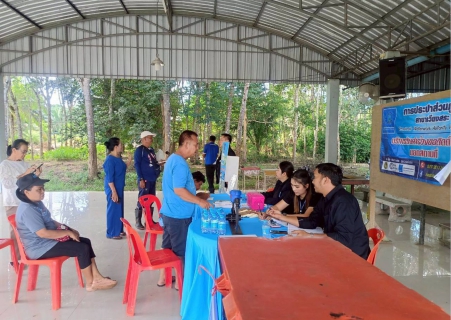 ไฟล์แนบ "ขอปุ๊บ ติดปั๊บ " กปภ.สาขาเวียงสระ ลงพื้นที่รับคำร้องขอติดตั้งมิเตอร์ประปานอกสถานที่ ณ หน่วยบริการอำเภอพระแสง