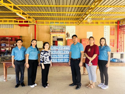 ไฟล์แนบ กปภ.สาขาวัฒนานคร สนับสนุนน้ำดื่มบรรจุขวดตราสัญลักษณ์ กปภ. ให้แก่ ศาลเจ้าปึงเถ่ากงม่าวัฒนานคร เพื่อสนับสนุนในการจัดงานเทศกาลกินเจ ประจำปี 2568