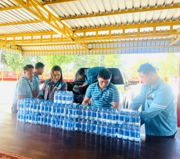 ไฟล์แนบ กปภ.สาขาวัฒนานคร สนับสนุนน้ำดื่มบรรจุขวดตราสัญลักษณ์ กปภ. ให้แก่ ศาลเจ้าปึงเถ่ากงม่าวัฒนานคร เพื่อสนับสนุนในการจัดงานเทศกาลกินเจ ประจำปี 2568