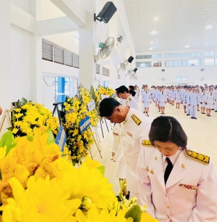 ไฟล์แนบ กปภ.สาขาวัฒนานคร เข้าร่วมพิธีทำบุญตักบาตรและพิธีวางพวงมาลา ถวายเป็นพระราชกุศล เนื่องในวันนวมินทรมหาราช 13 ตุลาคม 2568