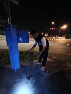 ไฟล์แนบ กปภ.สาขาท่ามะกาลงพื้นที่ ทำ Step Test ค้นหาท่อแตกรั่ว