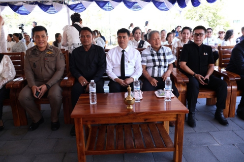 ไฟล์แนบ การประปาส่วนภูมิภาคสาขาปากน้ำประแสร์ ร่วมงานสืบสานประเพณีทอดผ้าป่ากลางน้ำ 