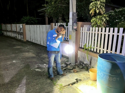 ไฟล์แนบ กปภ.สาขาปราณบุรี ลงพื้นที่ค้นหาท่อแตกรั่ว (ALC) พร้อมตรวจสอบแรงดันน้ำ บริเวณ หมู่ 2 ต.วังก์พง อ.ปราณบุรี จ.ประจวบคีรีขันธ์ เพื่อแก้ไขปัญหาน้ำประปาไหลอ่อน -ไม่ไหลในพื้นที่