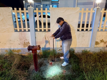 ไฟล์แนบ การประปาส่วนภูมิภาคสาขาเพชรบุรี ดำเนินกิจกรรม Step Test พื้นที่ที่มีน้ำสูญเสียสูง