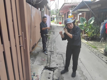 ไฟล์แนบ กปภ.สาขาอ้อมน้อย ลงพื้นที่สำรวจค้นหาท่อแตก/ท่อรั่ว บริเวณชุมชนเลียบทางรถไฟศาลายา