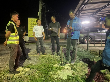 ไฟล์แนบ กปภ.สาขากาญจนดิษฐ์ ลงพื้นที่สำรวจเพื่อค้นหาท่อแตก-รั่ว โดยวิธี Step test ในพื้นที่ DMA-09-02 บริเวณซอยตาทวน ม.5,7 และ 9 ต.ดอนสัก อ.ดอนสัก จ.สุราษฎร์ธานี