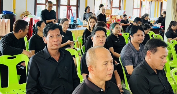 ไฟล์แนบ การประปาส่วนภูมิภาคสาขาบางสะพาน เข้าร่วมพิธีบำเพ็ญกุศลสวดอภิธรรม อุทิศถวายเป็นพระราชกุศลแด่สมเด็จพระนางเจ้าสิริกิติ์ พระบรมราชินีนาถ พระบรมราชชนนีพันปีหลวง