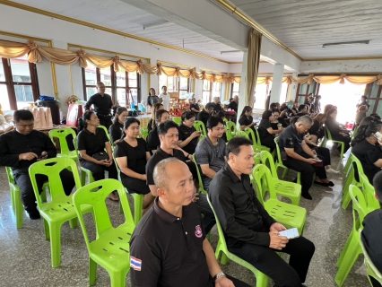 ไฟล์แนบ การประปาส่วนภูมิภาคสาขาบางสะพาน เข้าร่วมพิธีบำเพ็ญกุศลสวดอภิธรรม อุทิศถวายเป็นพระราชกุศลแด่สมเด็จพระนางเจ้าสิริกิติ์ พระบรมราชินีนาถ พระบรมราชชนนีพันปีหลวง