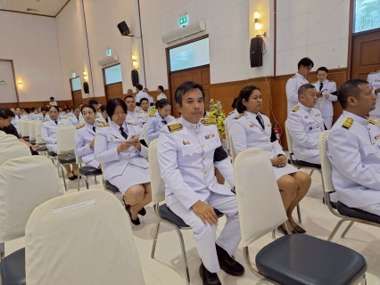 ไฟล์แนบ การประปาส่วนภูมิภาคสาขาพิจิตร เข้าร่วมพิธีงานวางพานพุ่มดอกไม้สด  เนื่องในวันพระบิดาแห่งฝนหลวง  ประจำปี 2568