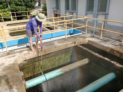 ไฟล์แนบ กปภ.สาขากาญจนบุรี ทำกิจกรรมล้างถังตกตะกอน โรงกรองน้ำขนาด 400 ลบ.ม./ชม. สถานีผลิตน้ำแม่ข่ายกาญจนบุรี