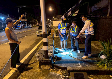 ไฟล์แนบ กปภ.สาขาเวียงสระ ลงพื้นที่หาท่อรั่ว DMA MM-05-05 (7-11) อ.บ้านนาสาร จ.สุราษฎร์ธานี 