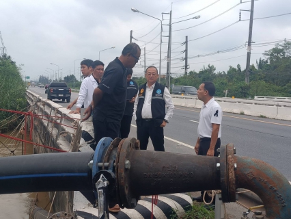 ไฟล์แนบ ผู้อำนวยการการประปาส่วนภูมิภาค เขต 4 ลงพื้นที่ติดตามสถานการณ์น้ำท่วม   ณ คลองกะแดะ อ.กาญจนดิษฐ์ จังหวัดสุราษฎร์ธานี