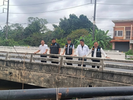 ไฟล์แนบ ผู้อำนวยการการประปาส่วนภูมิภาค เขต 4 ลงพื้นที่ติดตามสถานการณ์น้ำท่วม   ณ คลองกะแดะ อ.กาญจนดิษฐ์ จังหวัดสุราษฎร์ธานี