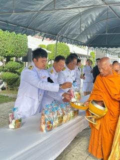 ไฟล์แนบ กปภ.สาขาตราดร่วมพิธีเจริญพระพุทธมนต์ และทำบุญตักบาตร ถวายพระราชกุศลแด่ พระบาทสมเด็จพระมงกุฎเกล้าเจ้าอยู่หัว และถวายพระกุศลแด่สมเด็จพระเจ้าภคินีเธอ เจ้าฟ้าเพชรรัตนราชสุดา สิริโสภาพัณณวดี 
