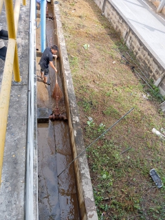 ไฟล์แนบ กปภ.สาขากาญจนบุรี ทำกิจกรรมล้างถังตกตะกอน โรงกรองน้ำขนาด 160 ลบ.ม./ชม. สถานีผลิตน้ำแม่ข่ายกาญจนบุรี