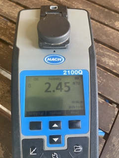 ไฟล์แนบ กปภ.สาขาหลังสวน สุ่มตรวจวิเคราะห์คุณภาพน้ำ ประจำเดือนพฤศจิกายน 2568 บริเวณพื้นที่ ตำบลละแม อำเภอละแม จังหวัดชุมพร