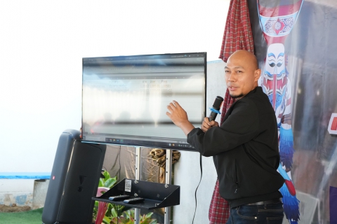 ไฟล์แนบ กลุ่มภาคีผีตาโขน  จัดพิธีเปิดโครงการภาคีเครือข่ายลดน้ำสูญเสีย และมุ่งเสริมสร้างศักยภาพการทำงาน ณ กปภ.สาขาเชียงคาน