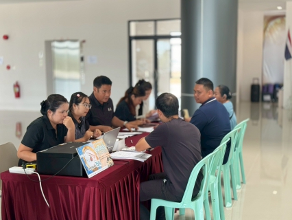 ไฟล์แนบ กปภ.สาขาบ้านฉาง ลงพื้นที่บริการรับคำร้องขอใช้น้ำประปารายใหม่ พร้อมมอบส่วนลด 15%