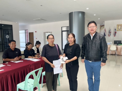 ไฟล์แนบ กปภ.สาขาบ้านฉาง ลงพื้นที่บริการรับคำร้องขอใช้น้ำประปารายใหม่ พร้อมมอบส่วนลด 15%