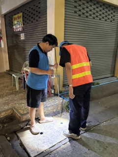 ไฟล์แนบ กปภ.สาขาฉะเชิงเทรา ดำเนินกิจกรรมเดินหน้าลดน้ำสูญเสีย ออกสำรวจหาท่อรั่วในพื้นที่ตามแผนที่ขออนุมัติคณะทำงาน WSC-B ประจำเดือน ลงสำรวจพื้นที่ DMA4, DMA5,DMA6