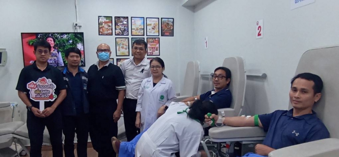 ไฟล์แนบ กปภ.สาขากาญจนบุรี ร่วมกิจกรรมบริจาคโลหิต ณ โรงพยาบาลพหลพลพยุหเสนา ในสถานการณ์ปริมาณเลือดในคลังทุกหมู่ ขาดขั้นวิกฤต