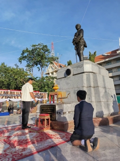 ไฟล์แนบ กปภ.สาขาขอนแก่น(พ)  ร่วมพิธีบวงสรวงสิ่งศักดิ์สิทธิ์งานเทศกาลไหมนานาชาติ ประเพณีผูกเสี่ยวเเละงานกาชาดจังหวัดขอนแก่น ประจำปี 2568 (จุดที่ 3) 