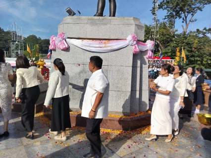ไฟล์แนบ กปภ.สาขาขอนแก่น(พ)  ร่วมพิธีบวงสรวงสิ่งศักดิ์สิทธิ์งานเทศกาลไหมนานาชาติ ประเพณีผูกเสี่ยวเเละงานกาชาดจังหวัดขอนแก่น ประจำปี 2568 (จุดที่ 3) 