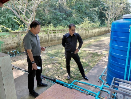 ไฟล์แนบ การประปาส่วนภูมิภาคสาขาปากท่อ  ให้บริการตรวจสอบท่อภายในและแก้ไขระบบประปาภายในโรงเรียนบ้านเขาย้อย