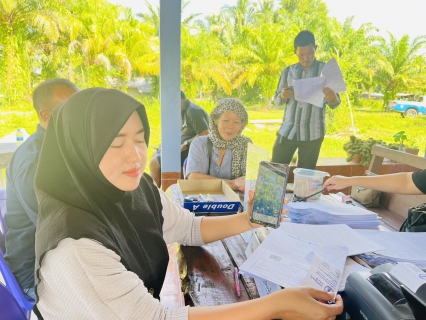 ไฟล์แนบ การประปาส่วนภูมิภาคสาขากระบี่ "จัดกิจกรรม โครงการเติมใจให้กัน มุ่งมั่น เพื่อปวงชน" ออกหน่วยบริการรับชำระค่าติดตั้งประปาใหม่ ณ ที่ทำการผู้ใหญ่บ้าน หมู่ 6 ตำบลตลิ่งชัน อำเภอเหนือคลอง จังหวัดกระบี่