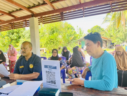 ไฟล์แนบ การประปาส่วนภูมิภาคสาขากระบี่ "จัดกิจกรรม โครงการเติมใจให้กัน มุ่งมั่น เพื่อปวงชน" ออกหน่วยบริการรับชำระค่าติดตั้งประปาใหม่ ณ ที่ทำการผู้ใหญ่บ้าน หมู่ 6 ตำบลตลิ่งชัน อำเภอเหนือคลอง จังหวัดกระบี่