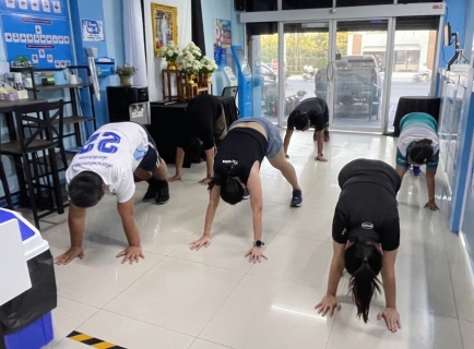 ไฟล์แนบ กปภ.สาขานครปฐม จัดกิจกรรมออกกำลังกาย เต้นหนีโรค โยกหนีหมอ ส่งเสริมสุขภาพ Sports Day x PWA  "ปลอดโรค ปลอดภัย กายใจเป็นสุข" ครั้งที่ 2