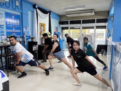 ไฟล์แนบ กปภ.สาขานครปฐม จัดกิจกรรมออกกำลังกาย เต้นหนีโรค โยกหนีหมอ ส่งเสริมสุขภาพ Sports Day x PWA  "ปลอดโรค ปลอดภัย กายใจเป็นสุข" ครั้งที่ 2