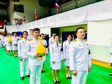 ไฟล์แนบ กปภ. สาขาราชบุรี ร่วมพิธีเจริญพระพุทธมนต์ ทำบุญตักบาตรถวายพระราชกุศล และวางพานพุ่มดอกไม้ถวายราชสักการะ เนื่องในวันคล้ายวันพระราชสมภพ พระบาทสมเด็จพระบรมชนกาธิเบศร มหาภูมิพลอดุลยเดชมหาราช บรมนาถบพิตร วันชาติ และวันพ่อแห่งชาติ 5 ธันวาคม 2568 