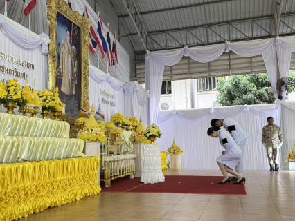ไฟล์แนบ กปภ.สาขาสมุทรสาคร (พ) ร่วมพิธีทำบุญตักบาตรและวางพุ่มดอกไม้ ถวายพระราชกุศล เนื่องในวันคล้ายวันพระราชสมภพฯ วันชาติ และวันพ่อแห่งชาติ ๕ ธันวาคม ๒๕๖๘ 