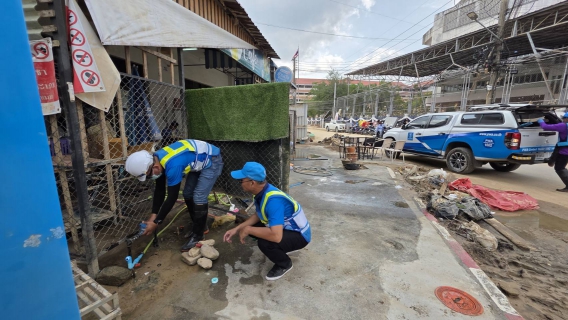 ไฟล์แนบ ทีมช่างเฉพาะกิจ กปภ.ข.10 ผนึกกำลังต่อเนื่อง ร่วมปฏิบัติภารกิจฟื้นฟูระบบประปาหาดใหญ่ หลังประสบอุทกภัยน้ำท่วม 