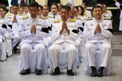ไฟล์แนบ กปภ.สาขานราธิวาส ร่วมพิธีเจริญพระพุทธมนต์ทำบุญตักบาตร และพิธีวางพานพุ่มดอกไม้ถวายราชสักการะ ถวายพระราชกุศล เนื่องในวันคล้ายวันพระบรมราชสมภพพระบาทสมเด็จพระบรมชนกาธิเบศร มหาภูมิพลอดุลยเดชมหาราช บรมนาถบพิตร วันชาติ และ วันพ่อแห่งชาติ 5 ธันวาคม 2568