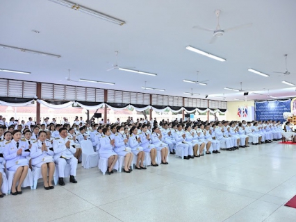 ไฟล์แนบ กปภ.สาขาสาขานครปฐม ร่วมพิธีทำบุญตักบาตร และ พิธีวางพานพุ่มดอกไม้ เนื่องในวันคล้ายวันพระบรมราชสมภพ พระบาทสมเด็จพระบรมชนกาธิเบศร มหาภูมิพลอดุลยเดชมหาราช บรมนาถบพิตร วันชาติ และวันพ่อแห่งชาติ ประจำปี 2568