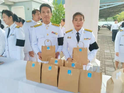 ไฟล์แนบ การประปาส่วนภูมิภาคสาขาพังงา ร่วมพิธีเจริญพระพุทธมนต์ทำบุญตักบาตรและร่วมวางพานพุ่มดอกไม้สดถวายราชสักการะ