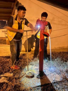 ไฟล์แนบ การประปาส่วนภูมิภาคสาขาอ่าวลึก ลงพื้นที่ออกสำรวจค้นหาท่อแตก  รั่ว ในระบบจำหน่าย (Step Test) ในพื้นที่ ชุมชนตลาดปลายพระยา